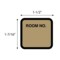 Nevs Printed Chart Labels - Room No 1-7/16" x 1-1/2" Gold w/Black NRBP-S-GOLD - alternate 2
